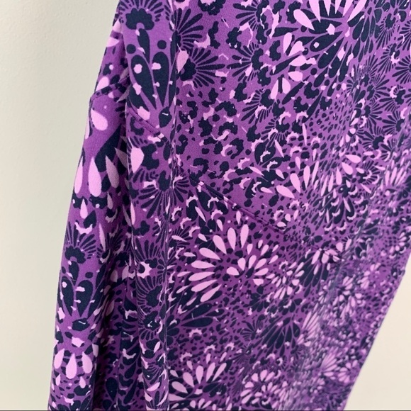 Athleta Purple V-Neck Short Sleeve Dress Size XSP - Picture 7 of 9